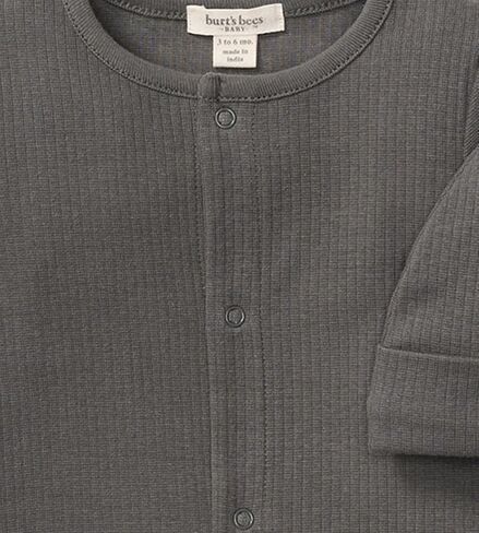 Burt's Bees Baby baby-boys Romper Jumpsuit, 100% Organic Cotton One-piece Short Sleeve Shortall, Long Sleeve Coverall in Saudi Arabia