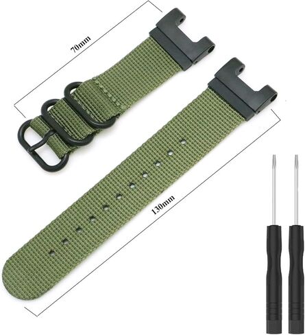 Replacement Wrist Band Nylon Strap Compatible with for Huami Amazfit T-Rex A1918 Smartwatch in Kuwait