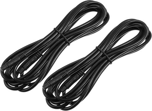 X AUTOHAUX 2 Pcs 8 Pin 3.28ft 100cm Backup Camera Extension Cable Dash Camera Cord Wires Car Rear View Camera in Saudi Arabia