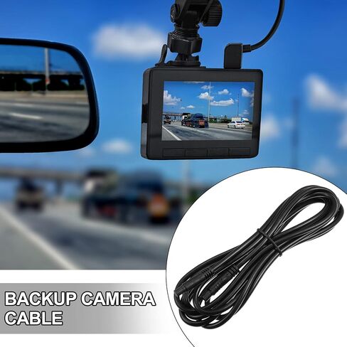 X AUTOHAUX 2 Pcs 8 Pin 3.28ft 100cm Backup Camera Extension Cable Dash Camera Cord Wires Car Rear View Camera in Saudi Arabia