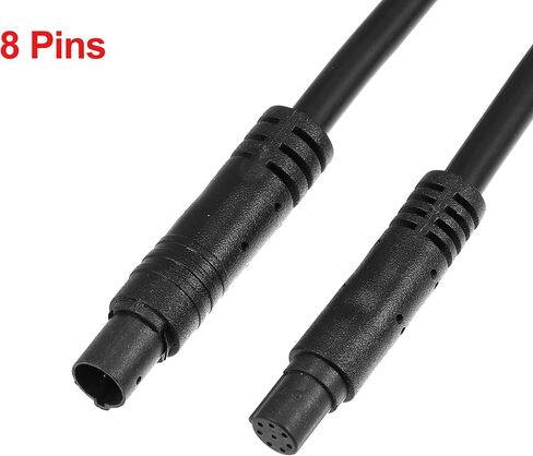 X AUTOHAUX 2 Pcs 8 Pin 3.28ft 100cm Backup Camera Extension Cable Dash Camera Cord Wires Car Rear View Camera in Saudi Arabia