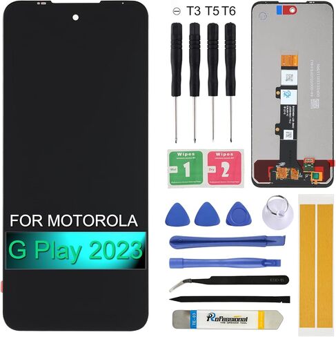 ل Moto G Play 2023 استبدال الشاشة XT2271-5 6.5 ''شاشة الكريستال السائل مجموعة رقمنة اللمس مع أدوات in Saudi Arabia