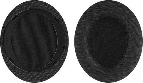 وسائد أذن SHP9500، قطع غيار وسائد أذن بديلة من نسيج شبكي مريح من BUTIAO لسماعات رأس Philips SHP9500 SHP9500S - أسود in Kuwait