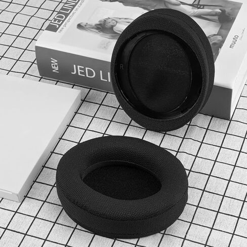 وسائد أذن SHP9500، قطع غيار وسائد أذن بديلة من نسيج شبكي مريح من BUTIAO لسماعات رأس Philips SHP9500 SHP9500S - أسود in Kuwait