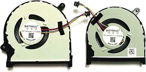 Replacement New Laptop CPU and GPU Cooling Fan for Dell Inspiron 15-7590 7590 7591 P83F Series 0MPHWF 0861FC DFS5K12114262D FM6A DFS5K22115371D FM69 Fan in Saudi Arabia