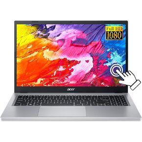 acer Aspire Slim Laptop Business Computer, 15.6" Touchscreen FHD Display, 16GB DDR5 RAM, 1TB SSD, AMD Ryzen 5 4-Core Processor, WiFi 6, Bluetooth, HD Webcam, HDMI, Type-C, Windows 11 +GM Mousepad