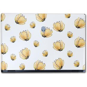Laptop Skin Compatible with Alienware M16 R2 (2024) - Yellow Poppy - Premium 3M Vinyl Protective Wrap Decal Cover - Easy to Apply | Crafted in The USA by MightySkins