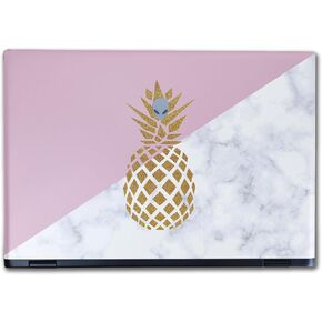 Laptop Skin Compatible with Alienware M16 R2 (2024) - Pretty Pineapple - Premium 3M Vinyl Protective Wrap Decal Cover - Easy to Apply | Crafted in The USA by MightySkins