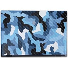 Carbon Fiber Laptop Skin Compatible with Alienware M16 R2 (2024) - Sky Camouflage - Premium 3M Vinyl Protective Wrap Decal Cover - Easy to Apply | Crafted in The USA by MightySkins