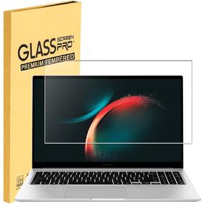 Screen Protector Tempered Glass For Samsung Galaxy Book 3/2 NP750XFG NP750TDA, Galaxy Book 2 Pro NP950XED NP950XEE, Galaxy Book 3/2 360 NP750QFG NP950QED 15.6 Laptop, 9H Anti Scratch Ultra-Clear