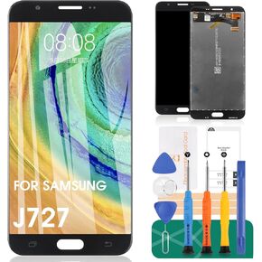 SRJTEK for Samsung j727 LCD Screen Replacement,Galaxy J7 Prime 2017 LCD Display J727 SM-J727A J727R4 J727V J727P SM-J727VL J727U SM-J727T/T1 j7 Sky Pro Touch Screen Digitizer Glass Assembly -Black