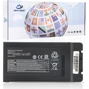 CF-VZSU0PW 46Wh Laptop Battery Replacement for Panasonic Toughbook CF54 CF-54 Mk1 Mk2 Mk3 54 Gloved Multi Touch,54 Lite, 54 Performance, 54 Prime CF-VZSUOPW CF-VZSU0PR CF-VZSU0GW CF-VZSU0KR 4200mAh