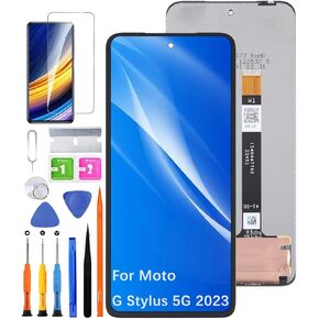 Screen Replacement for Motorola Moto G Stylus 5G 2023 XT2315-1 LCD Display Touch Digitizer Assembly + Tools(Not for G Stylus 5G 2021/2022)