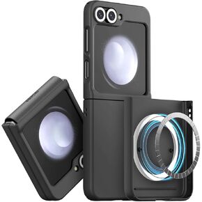 araree Aero Flex M Samsung Galaxy Z Flip 6 Case 【Improved Version】 with Hinge Protection, Compatible with Magsafe Accessories & Charger Anti-Fingerprint,Thin & Slim, Shockproof Case (Cream, Z Flip 6)