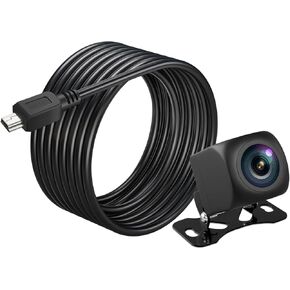 Rear View Camera 1080P HD, Waterproof, Wide Angle, Night Vision - Compatible with V3/V5/V8 Car Play Screens Backup Cameras for Enhanced Safe Parking