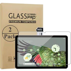 قطعتان من واقي الشاشة لجهاز Google Pixel Tablet 10.95 بوصة 2023، طبقة من الزجاج المقوى، سهلة التركيب in Kuwait