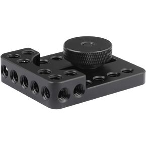 CAMVATE Quick Release Top Cheese Plate with Shoe Mount for DSLR Camera Cage - 2290