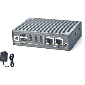 youyeetoo FriendlyElec NanoPC-T6 LTS SBC Powered by Rockchip RK3588 Dual 2.5G Ethernet 4K+ HDMI in/Out Mini pc Runs on Debian, Android TV & Travel router Runs on FriendlyWrt, Openwrt (4+32 Version)