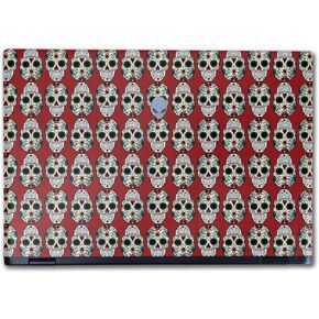Laptop Skin Compatible with Alienware M16 R2 (2024) - Sugar Skull - Premium 3M Vinyl Protective Wrap Decal Cover - Easy to Apply | Crafted in The USA by MightySkins