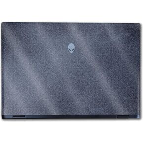 Glossy Glitter Laptop Skin Compatible with Alienware M16 R2 (2024) - Charcoal Lattice - Premium 3M Vinyl Protective Wrap Decal Cover - Easy to Apply | Crafted in The USA by MightySkins