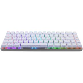 لوحة مفاتيح الألعاب ASUS ROG Falchion Ace Compact White، مفاتيح ميكانيكية NXRD، مصابيح LED RGB لكل مفتاح، USB 2.0 (TypeC إلى TypeA)، مفاتيح قابلة للبرمجة، أبيض
