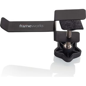 Gator Frameworks Cases Frameworks Headphone Hanger for Desks (GFW-HP-HANGERDESK), Black Small