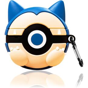 Cute Case Cover Compatible with AirPods 3rd with Keychain,Funny Unique 3D Soft Silicone Shockproof Protective Skin Case Cover for Airpod 3rd Case,Support Wireless Charging-Blue Ball