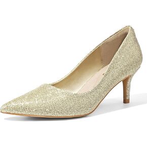 Women's Pointed Toe Comfortable Stiletto Heels Closed Toe Dress Pumps Shoes for Wedding Work Office Business
