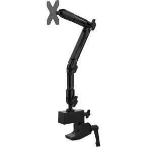 Desk Clamp Mount - CTA Custom Flex Desk Clamp Mount with VESA Plate with Heavy Duty Clamp Base, No-Slip Pads, and Omnidirectional Ball Sockets (ADD-CFDCM)