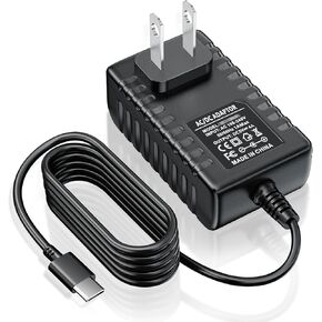 Punasi Power Supply for Raspberry Pi 4, DC 5V 4A USB-C Power Supply Adapter for Raspberry Pi 4 Model B 8GB/ 4GB/ 2GB/ 1GB, Orange Pi 5/ 5B, 5.6fT Long Cord