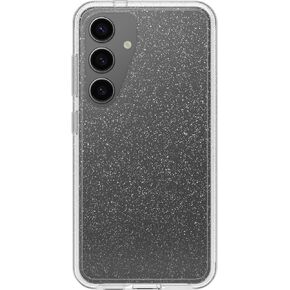OtterBox Samsung Galaxy S24 Symmetry Series Clear Case - DAWN FLORAL (Blue), Ultra-sleek, Wireless Charging Compatible, Raised Edges Protect Camera & Screen