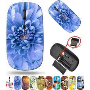 maizi Mouse for Laptop Chromebook Laptop PC Notebook Mice for Laptop Image ID: 22556635 Chrysanthemum flower Portable 2.4G with USB Receiver Made in USA