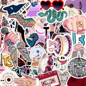 ملصقات Kawaii لزجاجة المياه لوح التزلج اللطيف لجهاز الكمبيوتر المحمول فكرة هدية للأطفال في سن المراهقة صبي فتاة زينة الحفلات تفضل لوازم عيد الميلاد، Ver1-2024NB4