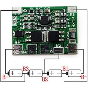4S 8A 12.8V 18650 32650 LiFePO4 LiFe Battery Charger BMS Protection PCB Board