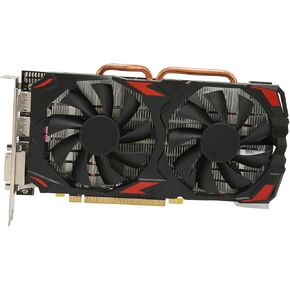 ASHATA Graphics Card, 8GB GDDR5 256 Bit Desktop Graphics Card, PCI Express 3.0 Gaming Graphics Card, Dual Cooling Fans Graphics Card for Desktop Computer