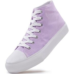 Platform Sneakers Canvas Fashion Lace Up Classic Casual Walking Shoes High Tops Canvas Shoes Casual Tennis Shoes