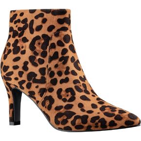 ILLUDE Women's Fashion Ankle Boots Comfortable Pointed Toe High Heels Side Zipper Booties