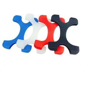 4 Pieces of 2.5 Inch Silicone Hard Drive Protective Case Pack of 4 Assorted Colors (Black/White/Blue/Red)