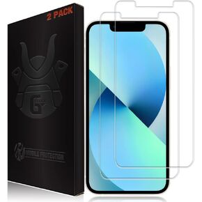 2 Pack Screen Protector for iPhone 13 Mini - Tempered Glass Screen Saver, Phone Case Friendly, Lifetime Replacement, Protective Screen Cover for 5.4 Inch iPhones