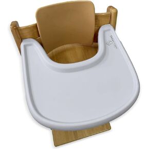 مفرش الكرسي المرتفع Coverall Stokke Tripp Trapp، مفرش سيليكون لصينية الكرسي العالي، خفيف الوزن، مادة متينة، قابل للمسح والغسل، سهل التنظيف (رمادي) in Kuwait