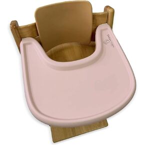 Coverall Stokke Tripp Trapp Highchair Placemat, Silicone Placemat for High Chair Tray,Lightweight,Durable Material,Wipeable & Washable, Easy to Clean (Grey)