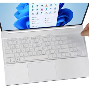 غطاء لوحة المفاتيح لجهاز الكمبيوتر المحمول 2023 HP 15.6 بوصة 15-fc0046nr/fc0757ng/fc0093dx/fc0157nr/fc0047nr/fc0081nr/fc0025tg/fc0030tg/fc0013od fd0083wm/fd0099nr/fd0025 st/fd0096tu 15z-fc000 15t-fd000-واضح in Kuwait