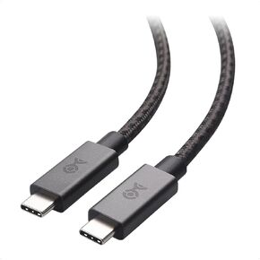 Cable Matters Braided Long USB C Cable 10 ft with 100W Power Delivery, Fast Charging and 480Mbps Data Transfer, Compatible with MacBook Pro, XPS, PS5 Controller, Switch in Gray - 3m / 10 Ft