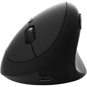 Ergonomic Vertical Mouse,2.4G Wireless Rechargeable Gaming Mouse 1600DPI Optical Wrist Healthy 4D Gamer Mice,6 Buttons Small Hand Mouse for PC,Desktop,Laptop,Notebook (White)
