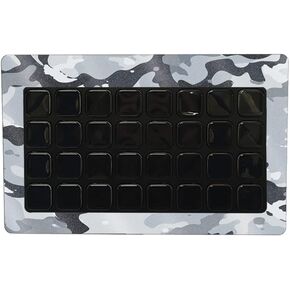 MightySkins Glossy Glitter Skin Compatible with Elgato Stream Deck XL - Gray Camouflage | Protective, Durable High-Gloss Glitter Finish | Easy to Apply and Change Styles | Made in The USA