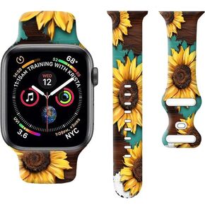 Compatible with Watch Band 38mm 40mm 41mm 42mm 44mm 45mm 49mm for Women Girl, Cute Fadeless Replacement Strap for Watch SE Series 9 8 7 6 5 4 3 2 1 Ultra