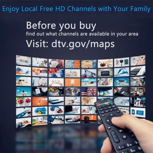 TV Antenna for Smart TV - Amplified Digital HD Antenna with Signal Booster - 480+ Miles Range Smart Antenna - Indoor Outdoor TV Antennas Support 4K 1080p Smart TV and All Older TV's - 18ft Coax Cable in Saudi Arabia