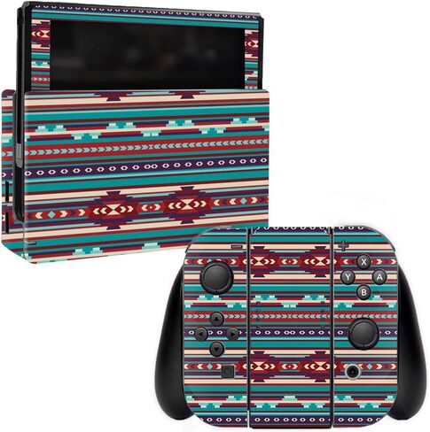 MightySkins Skin Compatible with Nintendo Switch - Western Horses | Protective, Durable, and Unique Vinyl Decal wrap Cover | Easy to Apply, Remove, and Change Styles | Made in The USA in Saudi Arabia
