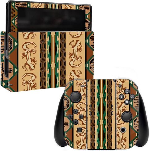 MightySkins Skin Compatible with Nintendo Switch - Western Horses | Protective, Durable, and Unique Vinyl Decal wrap Cover | Easy to Apply, Remove, and Change Styles | Made in The USA in Saudi Arabia