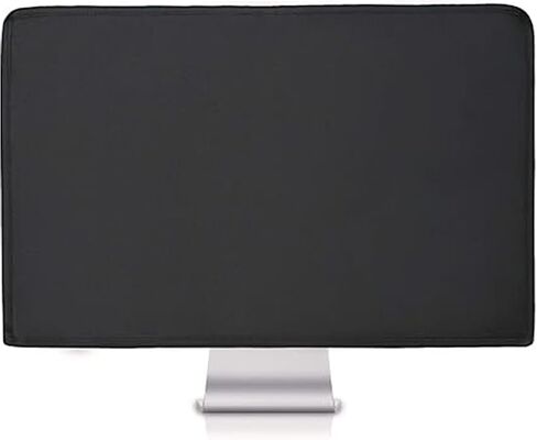 Monitor Dust Cover 22, 23, 24, 25 inch Anti-Static Dustproof Protective Cover for LCD/LED/HD Panel Case Computer Sleeve Compatible with iMac 24“, 22-25" PC, Desktop and TV (22-25inch Black) in Saudi Arabia